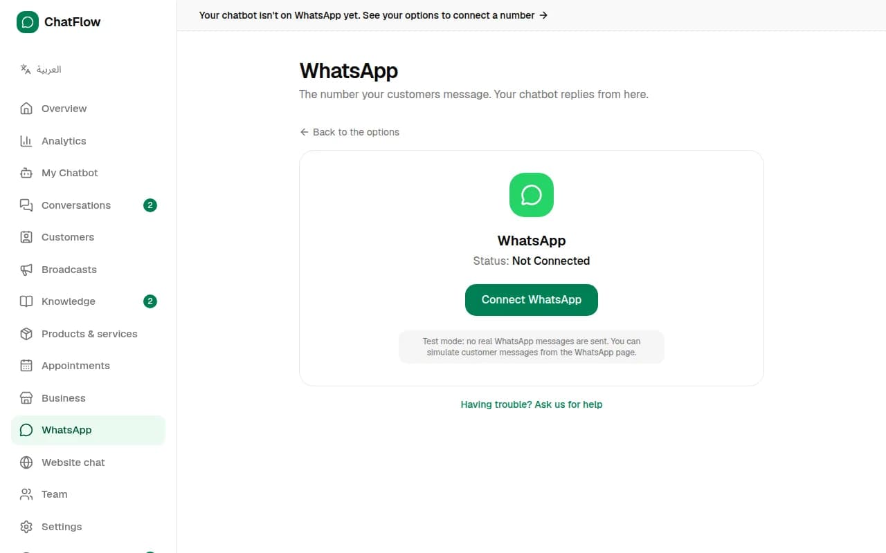 Screenshot: Yes, connect it
